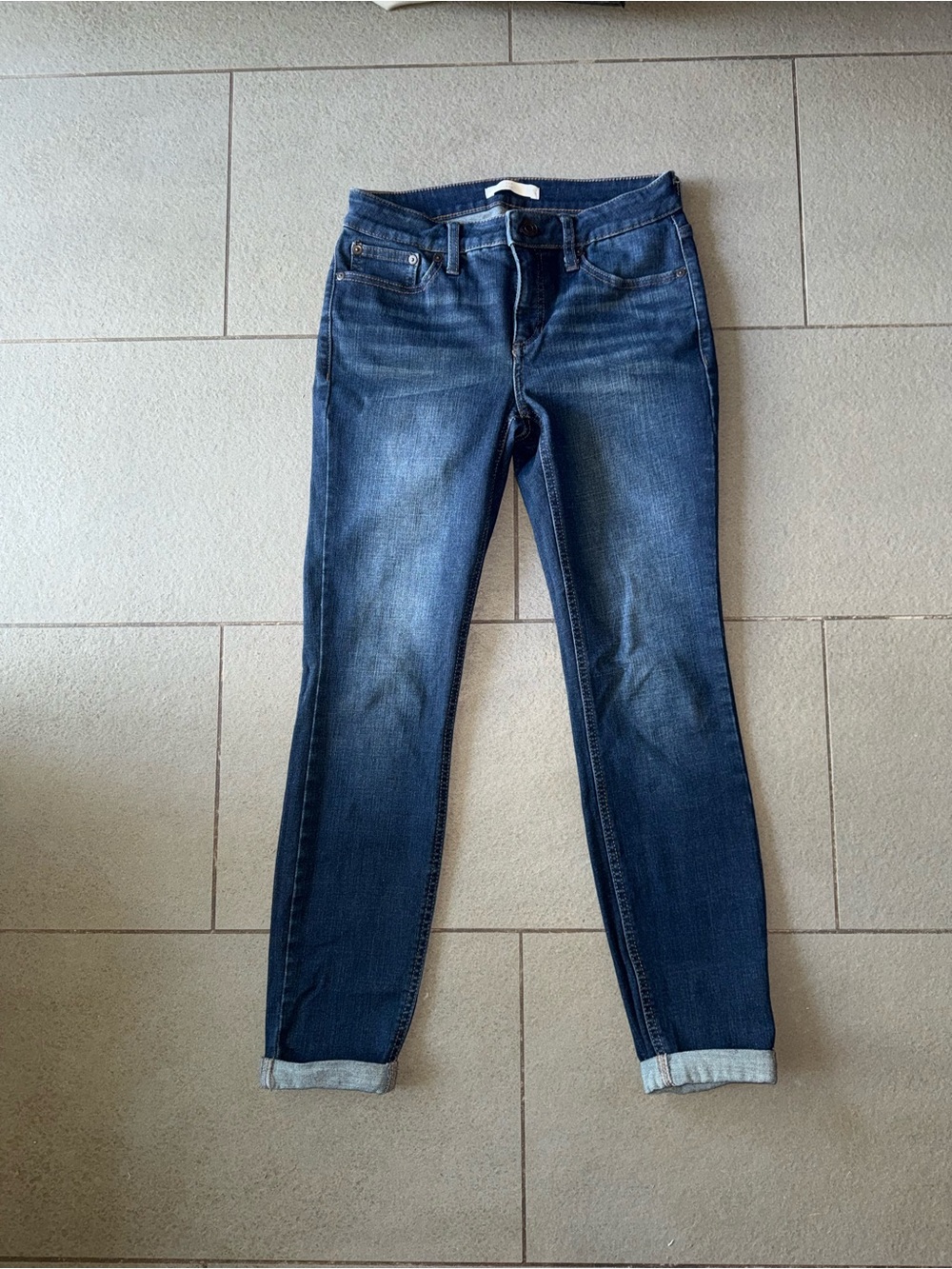 LC Lauren Conrad Skinny Jeans Women’s Size 6 Dark Wash Stretch Denim NWOT